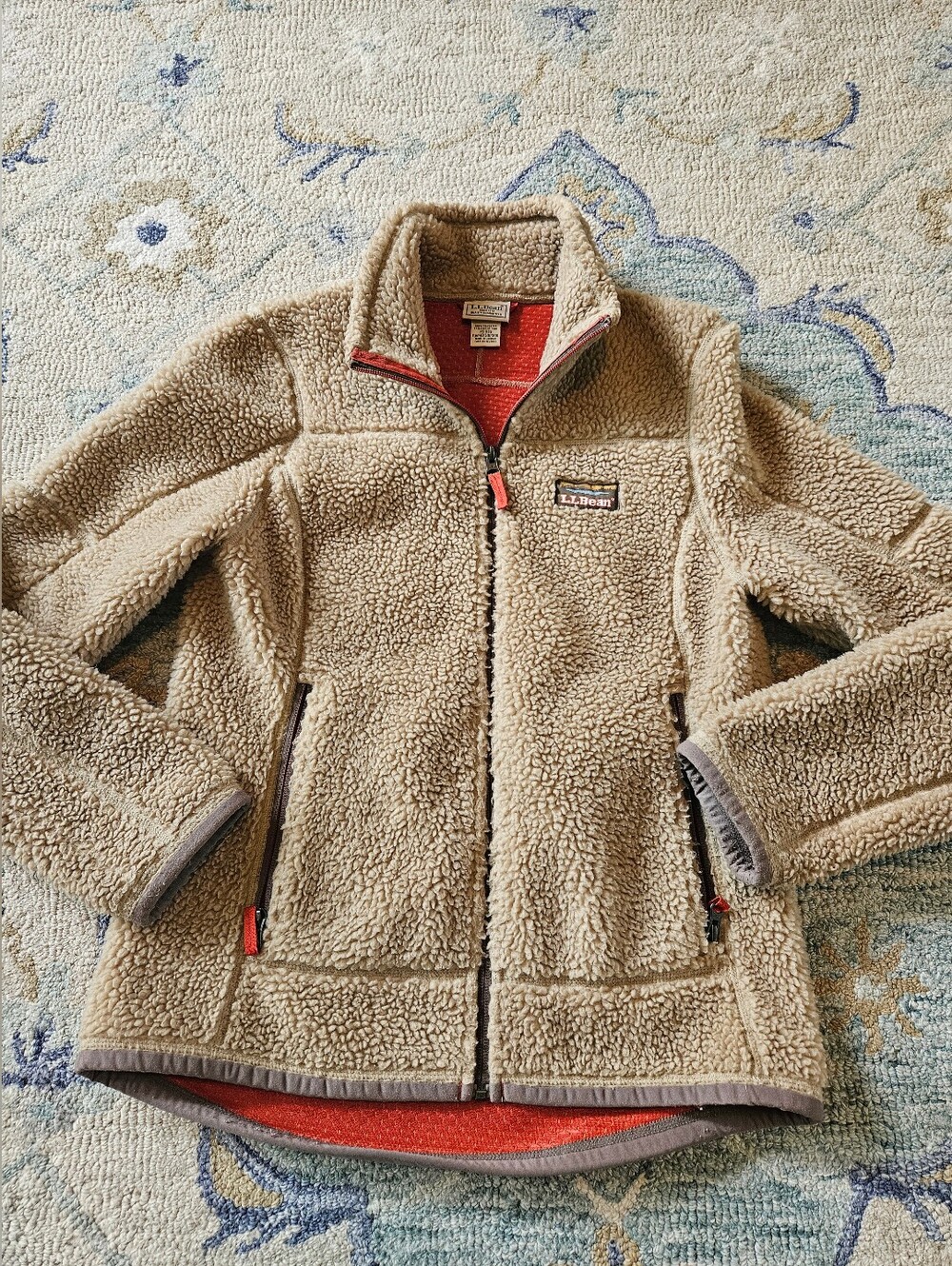 L.L Bean High Pile Mountain Sherpa Fleece Jacket XS